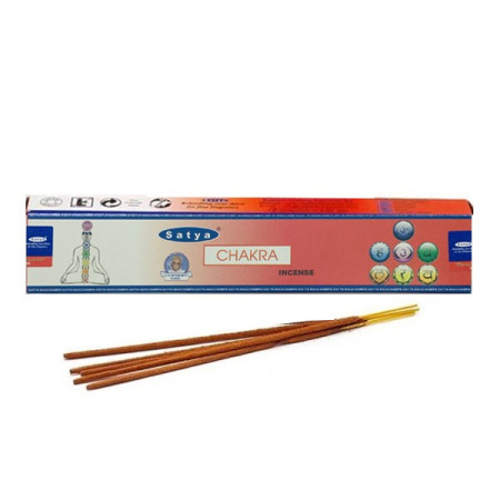 Encens en baguette - Chakra 15 gr - Satya - Encens, Résines Traditionnelles & Fumigation - 1 Encens en baguette - Chakra 15 gr - Satya - Encens, Résines Traditionnelles & Fumigation - 1