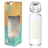 Gourde en verre  Fleur de Vie 0.6 L - Soulbottles - Idées Cadeaux - 1-Bloem des Levens Glazen Fles 0.6 L - Soulbottles