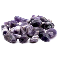 Pierre roulée - Améthyste chevron - Lithothérapie - Lithothérapie - Pierres de Santé - Bijoux - 1
