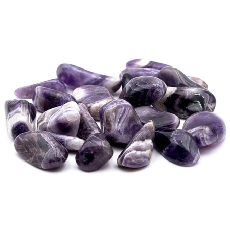 Pierre roulée - Améthyste chevron - Lithothérapie - Lithothérapie - Pierres de Santé - Bijoux - 1