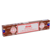 Encens en baguette - Musk 15 gr - Satya - Encens, Résines Traditionnelles & Fumigation - 1-Encens en baguette - Musk 15 gr - Satya