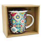 Tisanière Orientale en porcelaine avec filtre - Accessoires autour des tisanes et du thé - 3