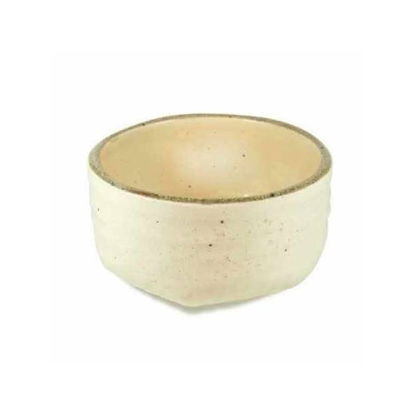 Bol en grès blanc pour la cérémonie du thé - Accessoires autour des tisanes et du thé - 1
