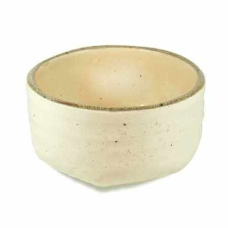 Bol en grès blanc pour la cérémonie du thé - Accessoires autour des tisanes et du thé - 1 Bol en grès blanc pour la cérémonie du thé - Accessoires autour des tisanes et du thé - 1
