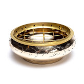 Brûle encens en laiton  - 7.5 x 3 cm - Encens, Résines Traditionnelles & Fumigation - 1-Brûle encens en laiton  - 7.5 x 3 cm