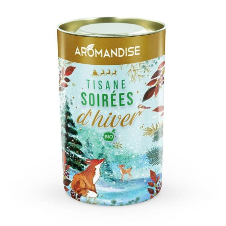 Tisane festive Soirées d'Hiver 100 gr BIO - Aromandise - Tisanes et Infusions Plaisirs en vrac - 2