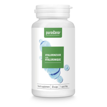 Acide hyaluronique 120 mg 30 caps - Purasana - Anti-oxydants - Acide Hyaluronique - Salvestrol + - 1 Acide hyaluronique 120 mg 30 caps - Purasana - Anti-oxydants - Acide Hyaluronique - Salvestrol + - 1