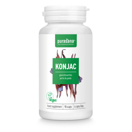 Konjac Bio 120 gélules - Purasana - Gélules de plantes - 1 Konjac Bio 120 gélules - Purasana - Gélules de plantes - 1