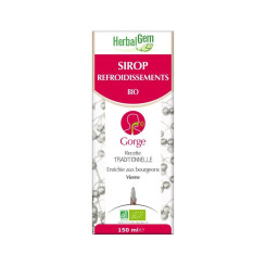 Sirop Apaisant Refroidissements Bio (sureau - propolis - échinacée) 150 ml - Herbalgem - Sirops de l'herboriste - 2