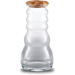 Carafe Vital water "Cadus" Fleur de vie bouchon bois d'olivier - 1 L - Nature's design - 1 - Herboristerie du Valmont Carafe Vital water "Cadus" Fleur de vie bouchon bois d'olivier - 1 L - Nature's design - 1 - Herboristerie du Valmont
