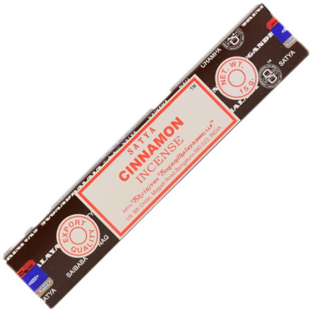 Encens en baguette - Cinnamon 15 gr - Satya - Encens, Résines Traditionnelles & Fumigation - 1