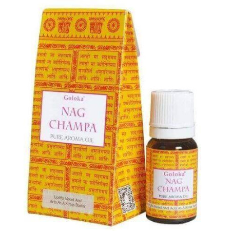 Huile parfumée - Nag Champa 10 ml - Goloka - Encens, Résines Traditionnelles & Fumigation - 1 Huile parfumée - Nag Champa 10 ml - Goloka - Encens, Résines Traditionnelles & Fumigation - 1