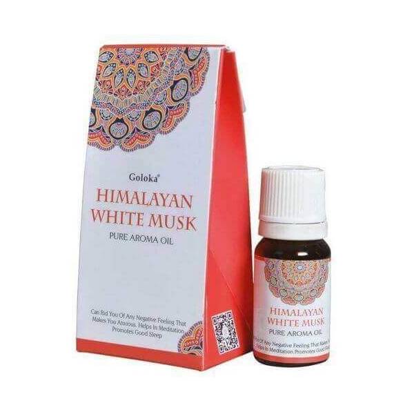 Huile parfumée - Musc blanc de l'Himalaya 10 ml - Goloka - Encens, Résines Traditionnelles & Fumigation - 1