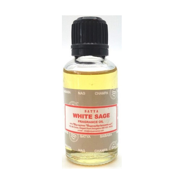 Huile parfumée - Sauge blanche 30 ml - Satya - Encens, Résines Traditionnelles & Fumigation - 1