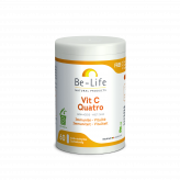 Vit C Quatro 60 gélules - Be-Life - 1 - Herboristerie du Valmont