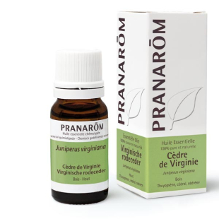 Huile essentielle - Cèdre de Virginie 10 ml - Pranarôm - Huiles essentielles unitaires - 1 Huile essentielle - Cèdre de Virginie 10 ml - Pranarôm - Huiles essentielles unitaires - 1