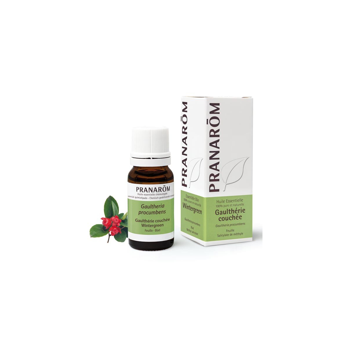 Huile Essentielle Gaulthérie Bilovit - Flacon 10ml, Neuf, Pour Aromathérapie Ou Soins