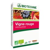 Vigne rouge Extrait Bio 20 ampoules - Biotechnie - Extraits de plantes en ampoules  - 1-Rode Wijnstok Organisch Extract 20 ampullen - Biotechnie