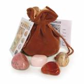 Petit sachet de 4 pierres associées au signe astrologique - Taureau - Lithothérapie - Lithothérapie - Pierres de Santé - Bijoux -Petit sachet de 4 pierres associées au signe astrologique - Taureau - Lithothérapie