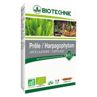 Prêle - Harpagophytum Extrait Bio 20 ampoules - Biotechnie  - Extraits de plantes en ampoules  - 1-Prêle - Harpagophytum Extrait Bio 20 ampoules - Biotechnie 