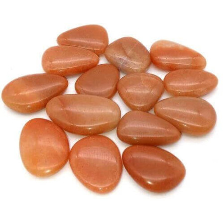 Galet roulé - Aventurine orange - Lithothérapie - Lithothérapie - Pierres de Santé - Bijoux - 1 Galet roulé - Aventurine orange - Lithothérapie - Lithothérapie - Pierres de Santé - Bijoux - 1
