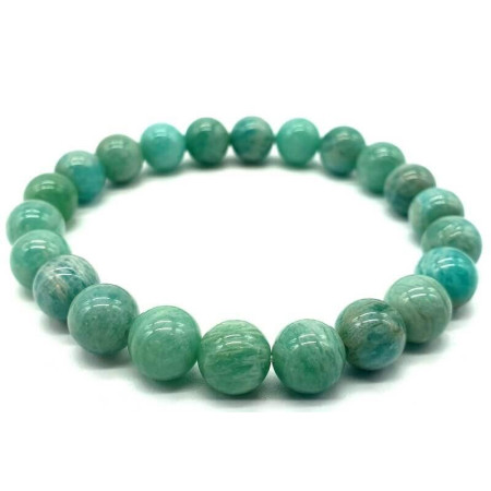 Bracelet Amazonite - 8 mm - Lithothérapie - Lithothérapie - Pierres de Santé - Bijoux - 1 Bracelet Amazonite - 8 mm - Lithothérapie - Lithothérapie - Pierres de Santé - Bijoux - 1