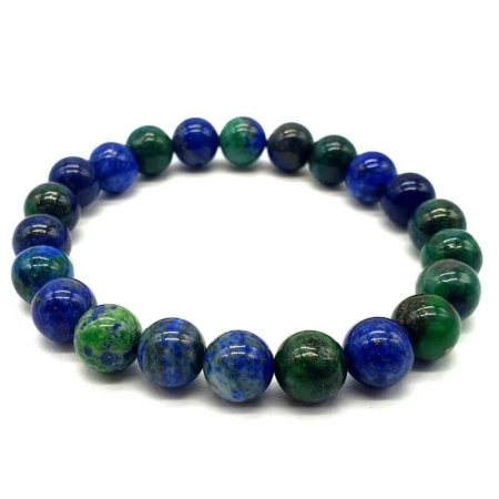 Azurit-Armband - 8 mm - Lithotherapie - Lithotherapie - Gesundheitssteine - Schmuck - 1