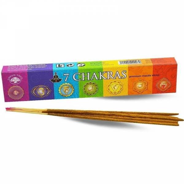 Encens en baguette - 7 Chakras 15 gr - Green Tree - Encens, Résines Traditionnelles & Fumigation - 1