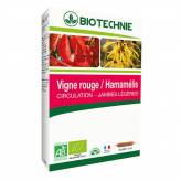Vigne rouge et Hamamélis Bio 20 ampoules - Biotechnie - 1 - Herboristerie du Valmont