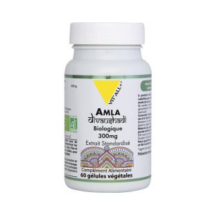 Amla BIO 300mg Extrait standardisé 60 gélules - Vitall+ - 1 - Herboristerie du Valmont Amla BIO 300mg Extrait standardisé 60 gélules - Vitall+ - 1 - Herboristerie du Valmont