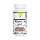 Ashwagandha (Withania somnifera) BIO Extrait Standardisé  600mg 60 gélules - Vitall+ - Phytothérapie - 1