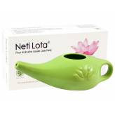 Lota (Jala Neti) en porcelaine 250 ml - Vert Amande - Lota, Neti Pot et Gratte Langue - 1-Lota (Jala Neti) en porcelaine 250 ml - Vert Amande