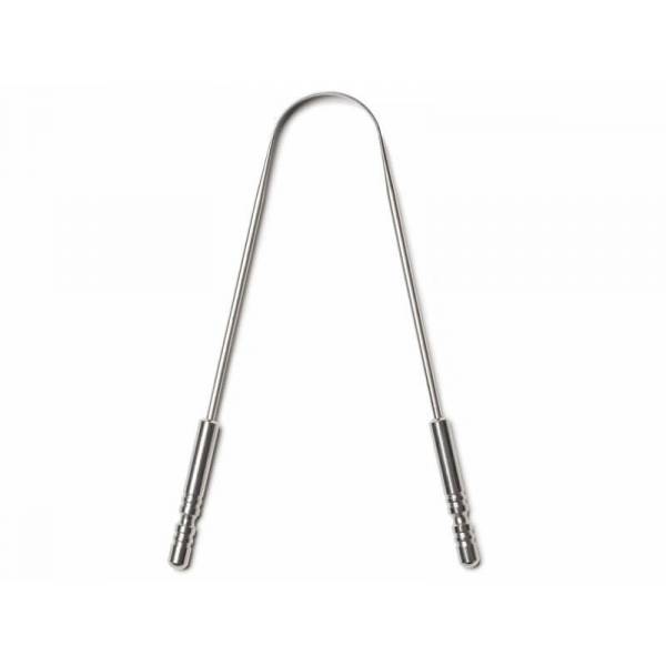 Gratte-langue (Hrid dhauti) en inox Confort - Lota, Neti Pot et Gratte Langue - 1