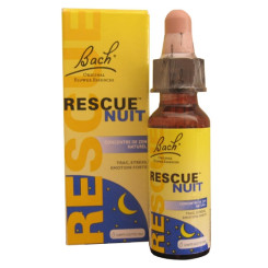 Rescue Nuit gouttes 10 ml - Bach Original - Fleurs de Bach et élixirs floraux - 1