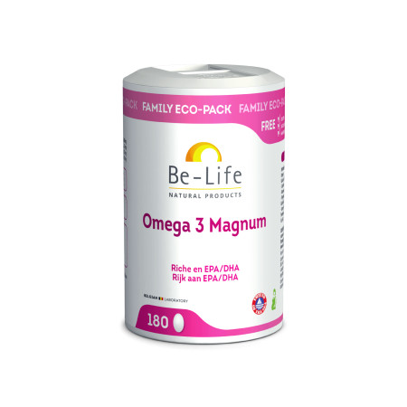 Omega 3 Magnum 180 gélules - Be-Life - Acides Gras essentiels (Omega) - 1