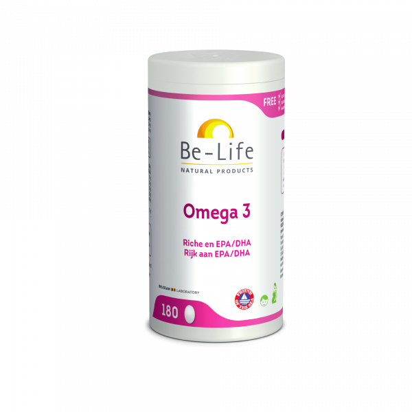 Omega 3 180 capsules - Be-Life - Acides Gras essentiels (Omega) - 1