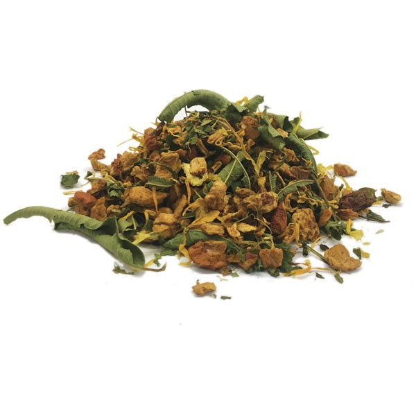 Tisane du Soir Saveur Orange-Mandarine - Herboristerie du Valmont - Tisanes et Infusions Plaisirs en vrac - 1