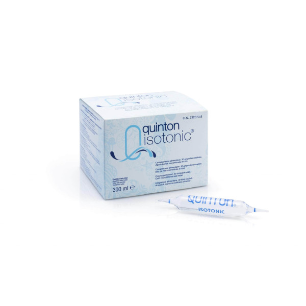 Quiton Isotonic 30 ampoules de 10 ml  - Eau de Quinton - Plasma de Quinton et Marin - 1