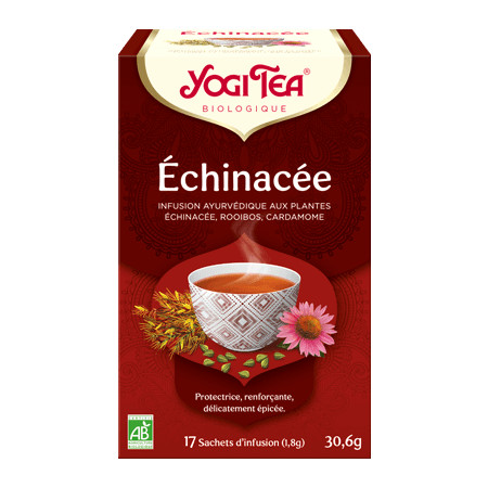 Yogi Tea  'Echinacea'  Bio 17 sachets - Thé Ayurvedic - Yogi Tea + - 1