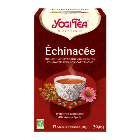 Yogi Tea  " Echinacea "  Bio 17 sachets - Thé Ayurvedic - Infusions Ayurvédiques - 1
