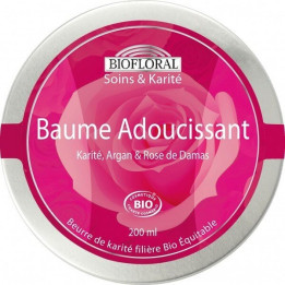 Beurre de Karité à la Rose de Damas Bio 200 ml - Biofloral - Soins dermatologiques pour peaux sensibles et à problèmes - 1