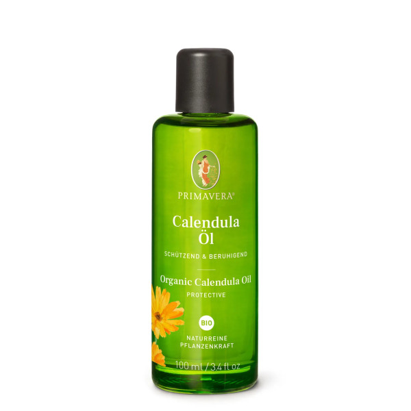 Huile végétale de Calendula Bio Demeter 100 ml - Primavera - Huiles végétales, beurres et baumes - 1
