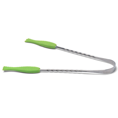 Gratte-langue (Hrid dhauti) en inox avec manchon - Vert - Lota, Neti Pot et Gratte Langue - 1 Gratte-langue (Hrid dhauti) en inox avec manchon - Vert - Lota, Neti Pot et Gratte Langue - 1