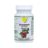 Cranberry (Canneberge - Vaccinium macrocarpon) BIO Extrait standardisé 400 mg 30 gélules - Vitall+ - 1 - Herboristerie du Valmon