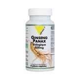 Ginseng Panax BIO 500 mg 60 gélules - Vitall+ - Gélules de plantes - 1-Ginseng Panax BIO 500 mg 60 gélules - Vitall+