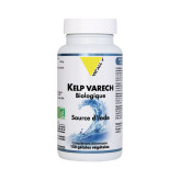 Kelp Varech (Fucus vesiculosus) BIO 150 gélules - Vitall+ - <p>Fucus vesiculosus – Thalle – <span>Source naturelle d'iode - Cont