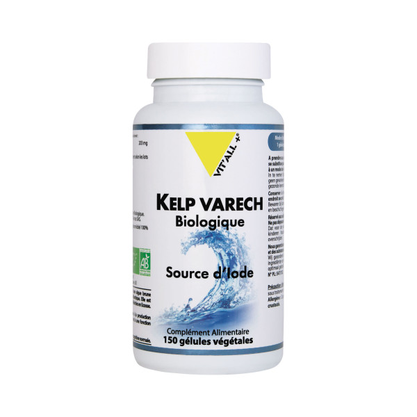 Kelp Varech BIO 150 gélules - Vitall+