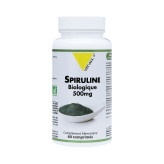 Spiruline BIO 500 mg 60 comprimés - Vitall+