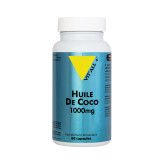 Huile de Coco (Cocos nucifera) 1000mg 60 capsules - Vitall+ - Acides Gras essentiels (Omega) - 1