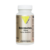 Resveratrol 100 mg 60 gélules - Vitall+ - Complément alimentaire - 1-Resveratrol 100 mg 60 gélules - Vitall+